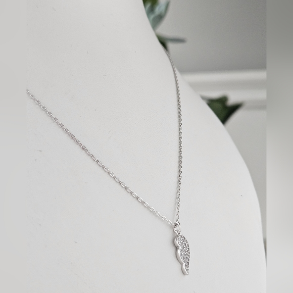 Guardian Angel Necklace, 925 Sterling Silver Charmed Aroma Angel Collec… - Picture 3 of 4